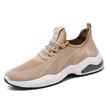 2021 men shoes Breathable Soft-soled Running Shoes Comfortable non-slip Flying Woven Air Cushion men's Shoes Sport